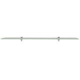 Vidaxl schappen zwevend 2 st 100x20 cm 8 mm glas