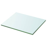 Vidaxl schappen 2 st 20x20 cm glas transparant