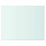 Vidaxl schappen 2 st 20x20 cm glas transparant