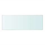 Vidaxl schappen 2 st 40x12 cm glas transparant