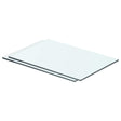 Vidaxl schappen 2 st 40x20 cm glas transparant