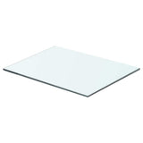 Vidaxl schappen 2 st 40x25 cm glas transparant