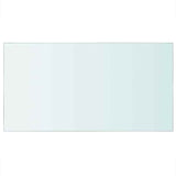 Vidaxl schappen 2 st 40x25 cm glas transparant
