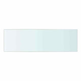 Vidaxl schappen 2 st 50x15 cm glas transparant