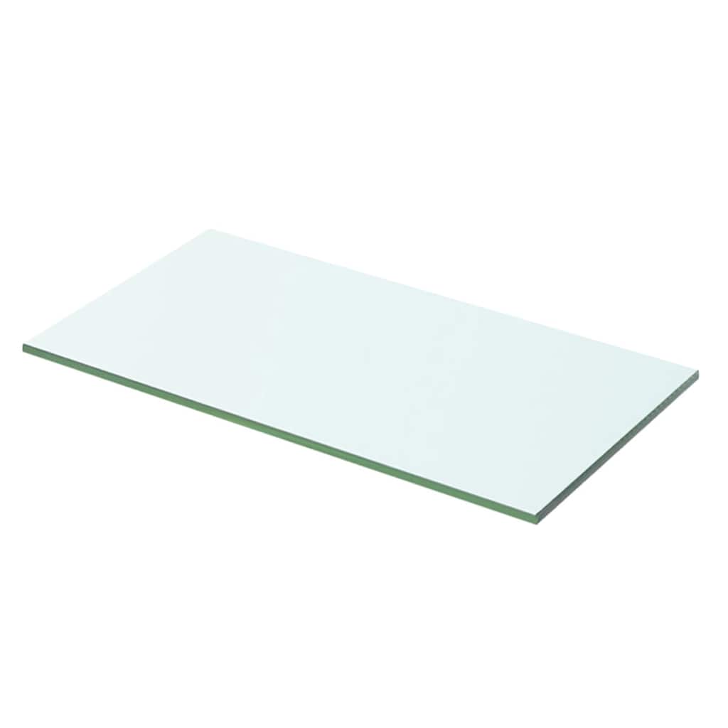 Vidaxl schappen 2 st 50x20 cm glas transparant