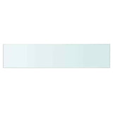 Vidaxl schappen 2 st 60x12 cm glas transparant