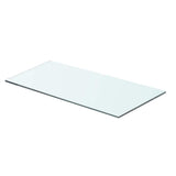 Vidaxl schappen 2 st 60x25 cm glas transparant