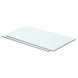 Vidaxl schappen 2 st 60x30 cm glas transparant