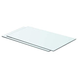 Vidaxl schappen 2 st 60x30 cm glas transparant