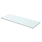 Vidaxl schappen 2 st 70x25 cm glas transparant