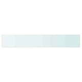 Vidaxl schappen 2 st 80x12 cm glas transparant