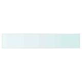 Vidaxl schappen 2 st 80x15 cm glas transparant