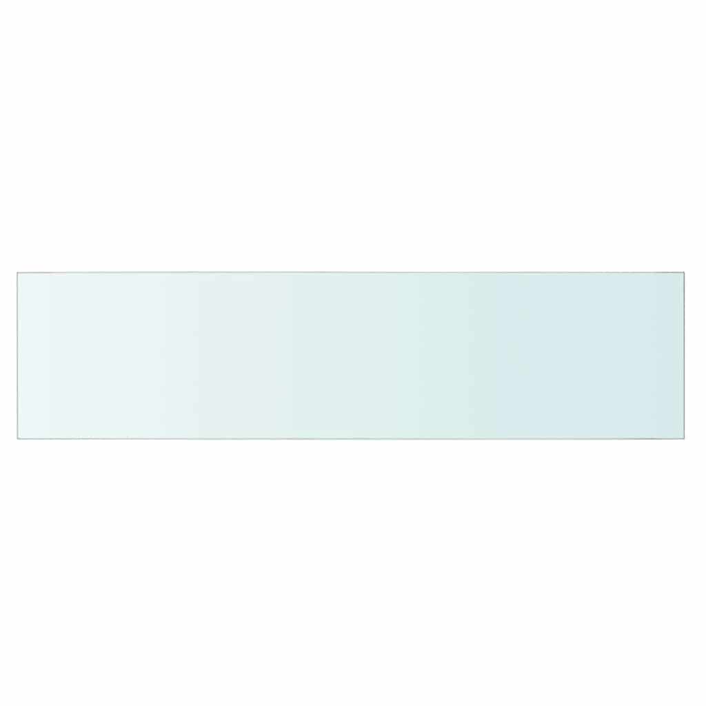Vidaxl schappen 2 st 80x20 cm glas transparant
