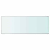 Vidaxl schappen 2 st 80x30 cm glas transparant