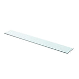 Vidaxl schappen 2 st 90x12 cm glas transparant