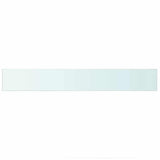 Vidaxl schappen 2 st 90x12 cm glas transparant