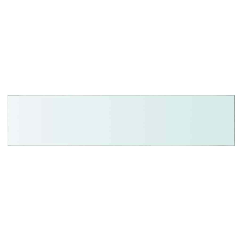 Vidaxl schappen 2 st 90x20 cm glas transparant