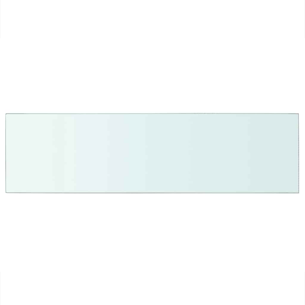 Vidaxl schappen 2 st 90x25 cm glas transparant