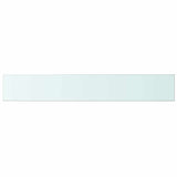 Vidaxl schappen 2 st 100x15 cm glas transparant
