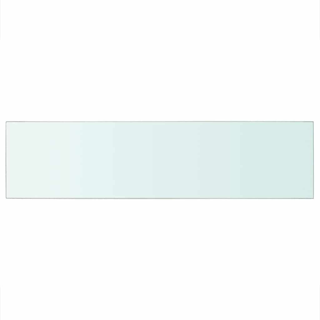 Vidaxl schappen 2 st 100x25 cm glas transparant