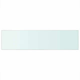 Vidaxl schappen 2 st 100x25 cm glas transparant