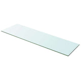 Vidaxl schappen 2 st 100x30 cm glas transparant