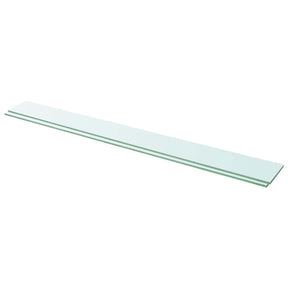 Vidaxl schappen 2 st 110x12 cm glas transparant