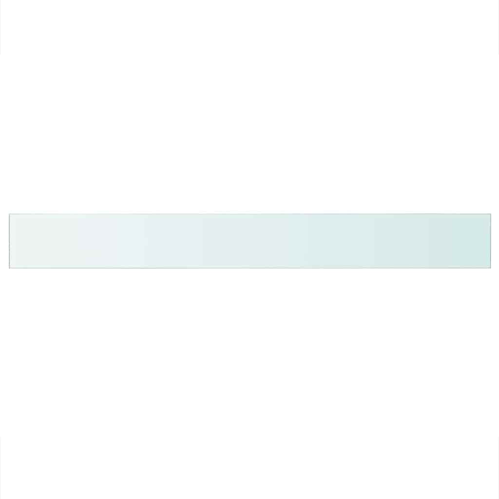 Vidaxl schappen 2 st 110x12 cm glas transparant