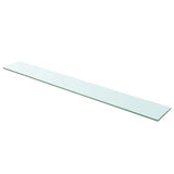 Vidaxl schappen 2 st 110x15 cm glas transparant