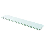 Vidaxl schappen 2 st 110x20 cm glas transparant
