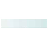 Vidaxl schappen 2 st 110x20 cm glas transparant