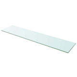 Vidaxl schappen 2 st 110x25 cm glas transparant