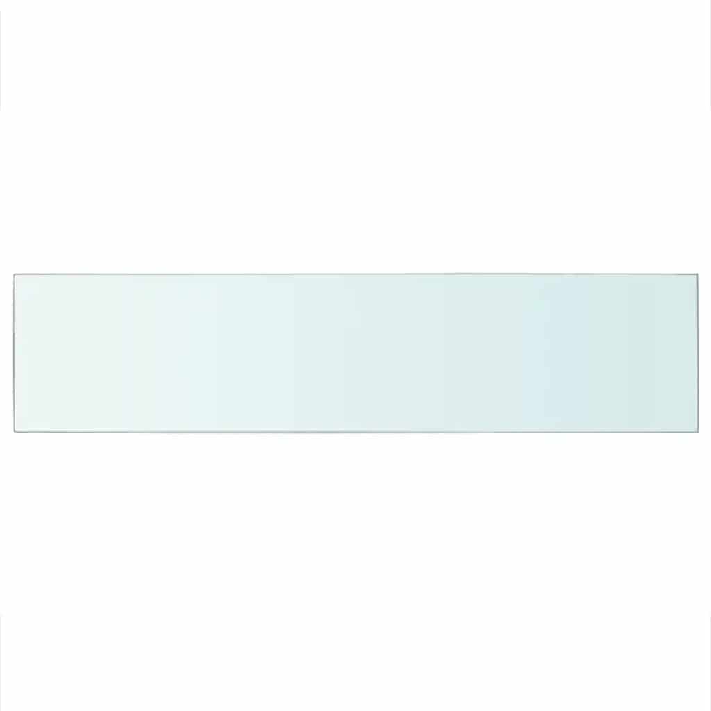 Vidaxl schappen 2 st 110x25 cm glas transparant
