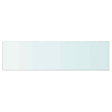 Vidaxl schappen 2 st 110x30 cm glas transparant