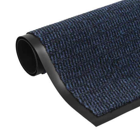 Vidaxx Trockenmatten 2 Stück rechteckig getuftet 90x150 cm blau