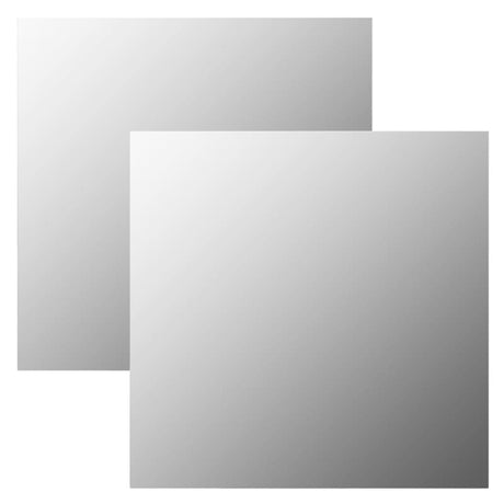 Vidaxx Wandspiegel 2 Stück quadratisch 40x40 cm Glas
