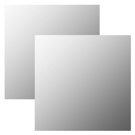 Vidaxx Wandspiegel 2 Stück quadratisch 60x60 cm Glas