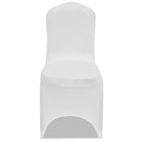 Vidaxl -Sitzabdeckungen Stretch 18 St. Weiß