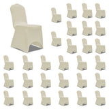 Vidaxl -Sitzabdeckungen Stretch 30 St. Crème