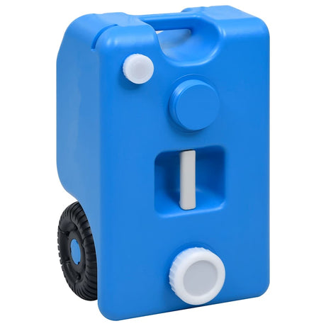 Vidaxl Wassertank auf Rädern 25 l Blau