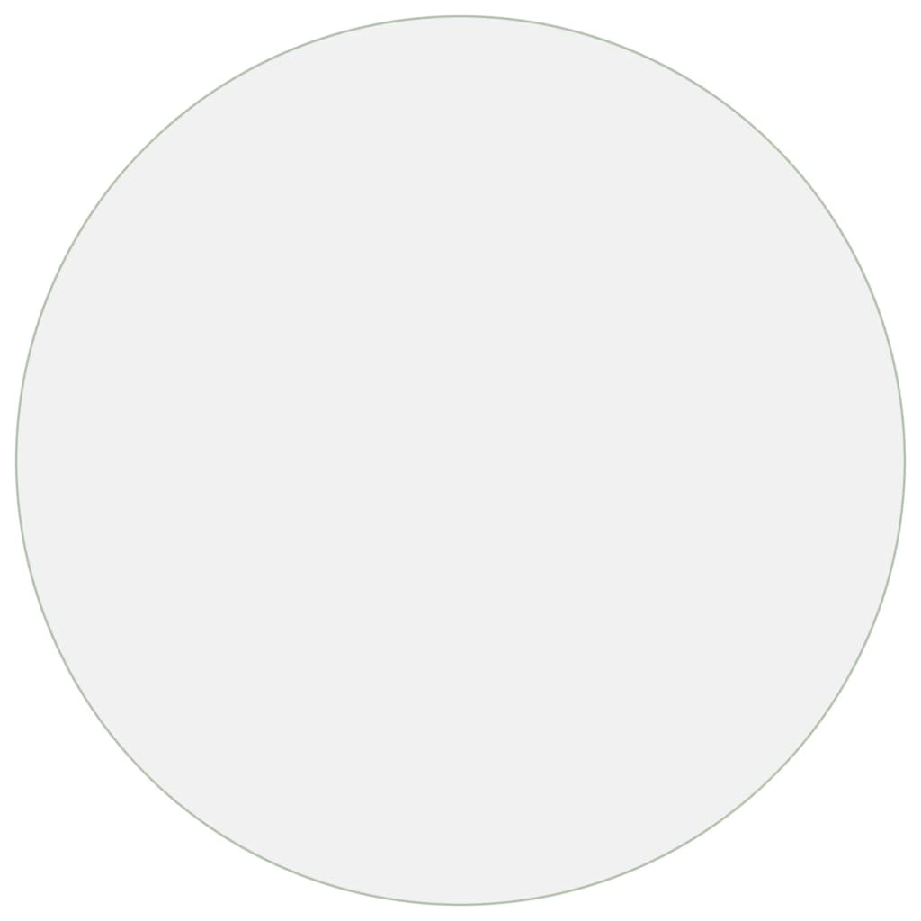 Vidaxl tafelbeschermer ø80 cm 2 mm pvc transparant