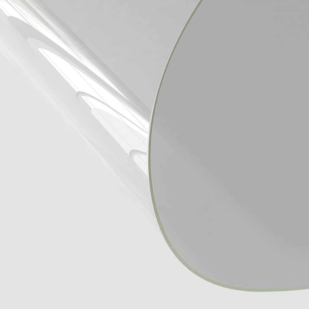 Vidaxl tafelbeschermer ø90 cm 1,6 mm pvc transparant