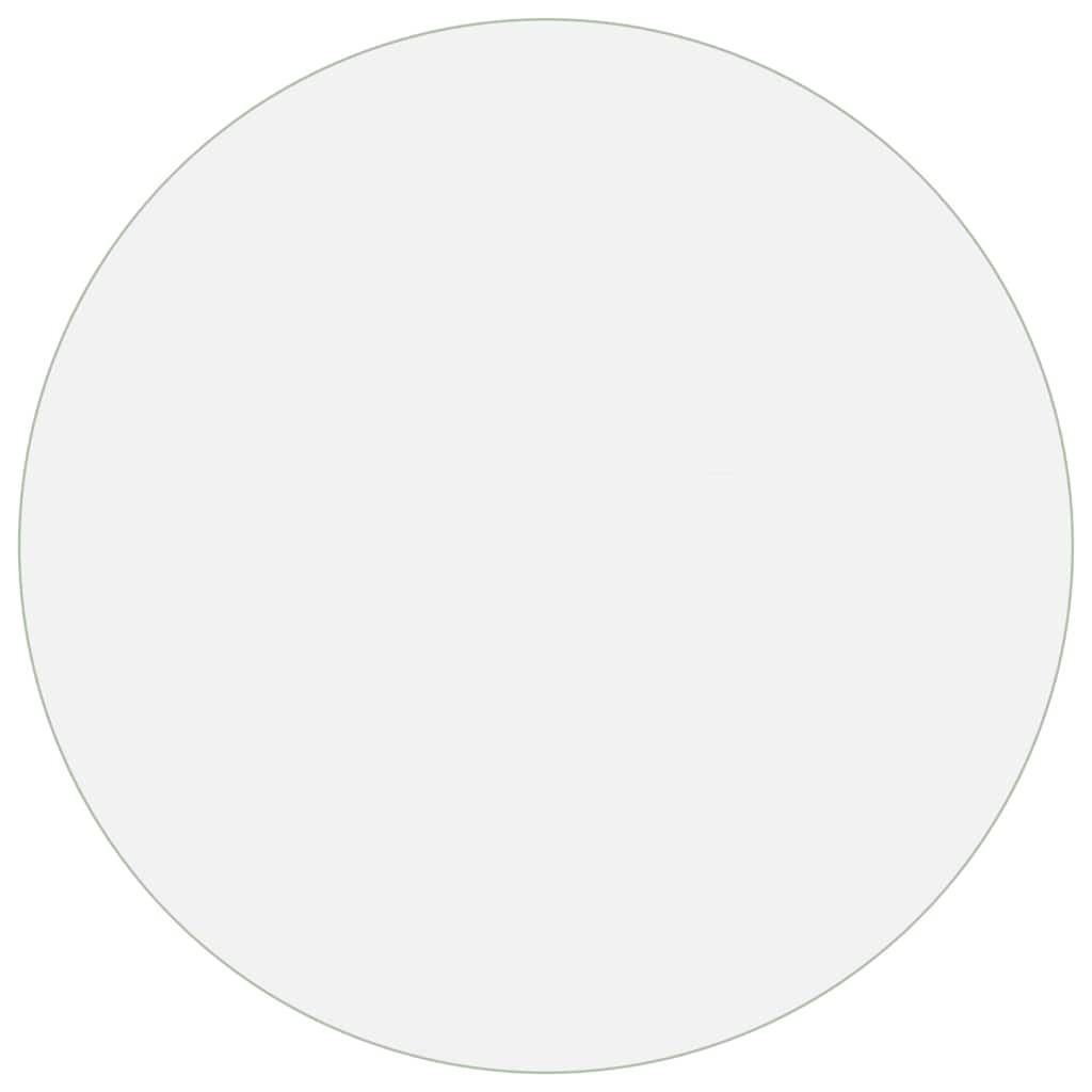 Vidaxl tafelbeschermer ø100 cm 1,6 mm pvc mat