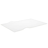 Vidaxl tafelbeschermer 100x60 cm 1,6 mm pvc mat
