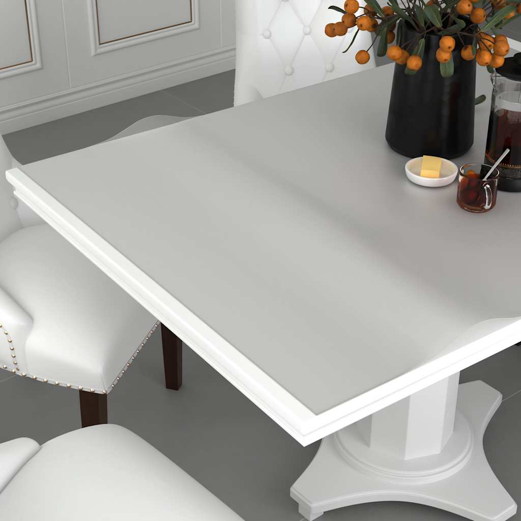 Vidaxl tafelbeschermer 80x80 cm 1,6 mm pvc mat