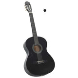 Vidaxl Gitarre Classic Anfänger 4 4 39 Lindenhout Schwarz