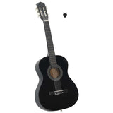 Vidaxl Gitarre Classic Anfänger und Kinder 3 4 36 Schwarz