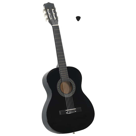 Vidaxl Gitarre Classic Anfänger und Kinder 3 4 36 Schwarz