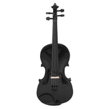 Vidaxl Violinenset mit Bogen und Kinnhalter 4 4 schwarz