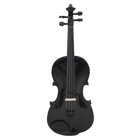 Vidaxl Violinenset mit Bogen und Kinnhalter 4 4 schwarz